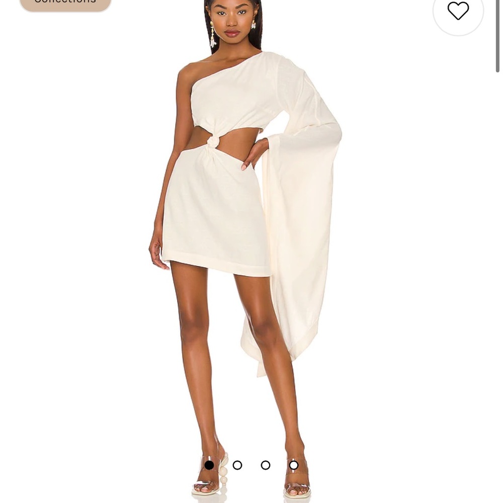 Cult Gaia Lucy dress in off white
